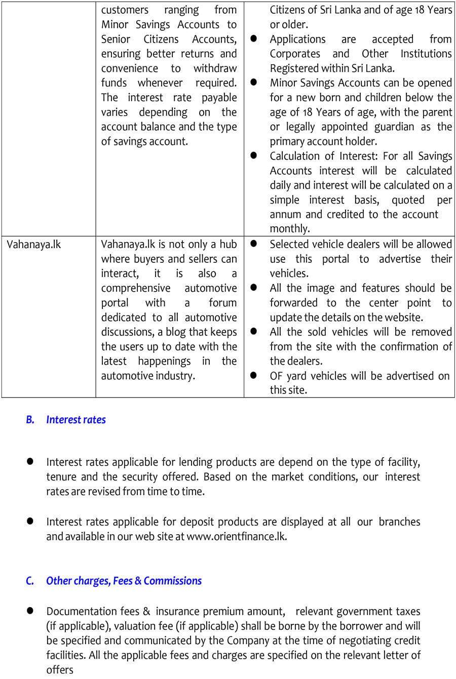 Key Facts Document