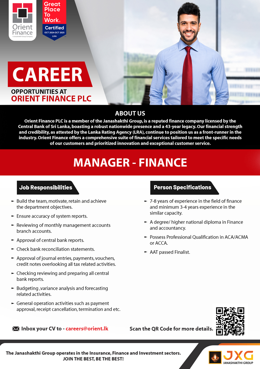 Manager-Finance